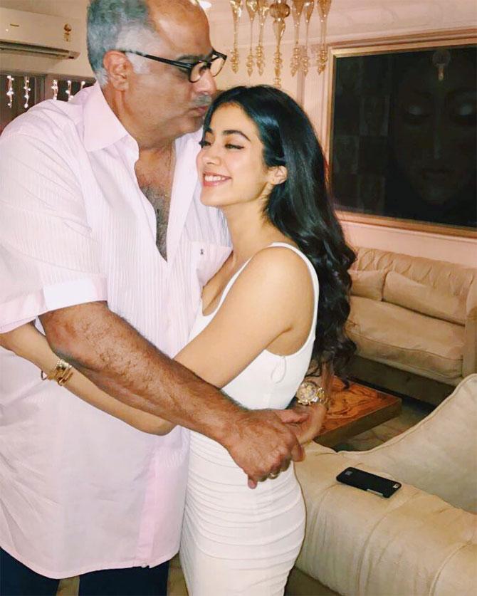 Boney Kapoor and Janhvi Kapoor: Sridevi's daughter Janhvi, who made her Bollywood debut in 2018 with Shashank Khaitan's Dhadak opposite Ishaan Khatter, shares a warm bond with papa Boney Kapoor. The late actress had time and again confessed how close Boney, Khushi and Janhvi are.