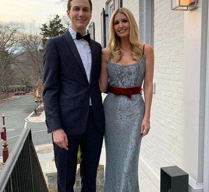 Ivanka Trump with her husband Jared Kushner