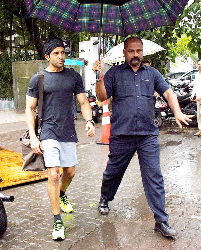 Farhan Akhtar was also snapped in the city. On the work front, the actor will be next seen in The Sky Is Pink, opposite Priyanka Chopra Jonas. 