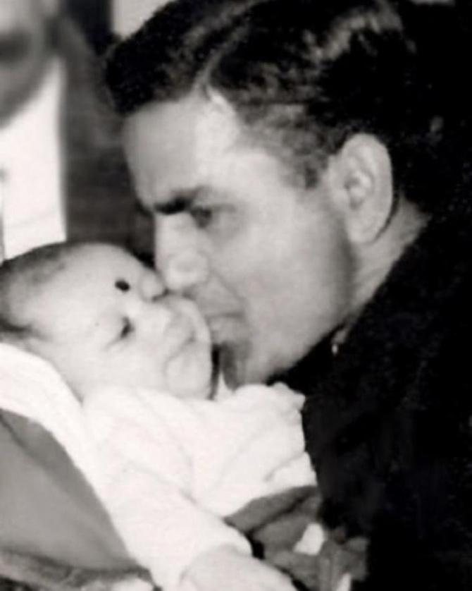 Preity Zinta had a profound message for her father on Father's Day. She shared a picture of herself as a baby with her dad Durganand Zinta. She captioned it as, 
