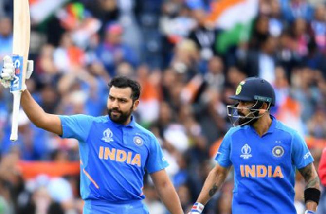 Big match calls for big players, both the best batsman in the Indian team took the lead in putting up a commanding 336-run score against Pakistan.