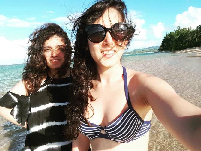 The Khan daughter also likes traveling. Ira has a bunch of pictures with her friends at beaches, which makes us believe she is a water baby.