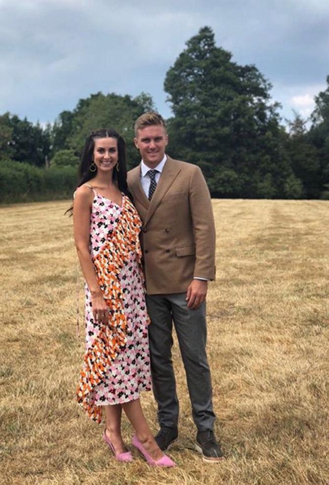 Jason Roy was part of the England national squad for the World Cup 2019 which was held in England and Wales.
Jason Roy posted this picture with his wife Elle Moore and captioned it as, 