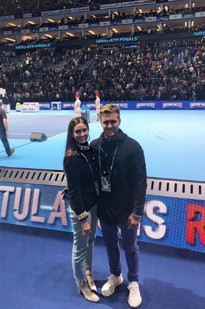 Jason Roy posted this picture with his wife Elle Moore and captioned it as, 