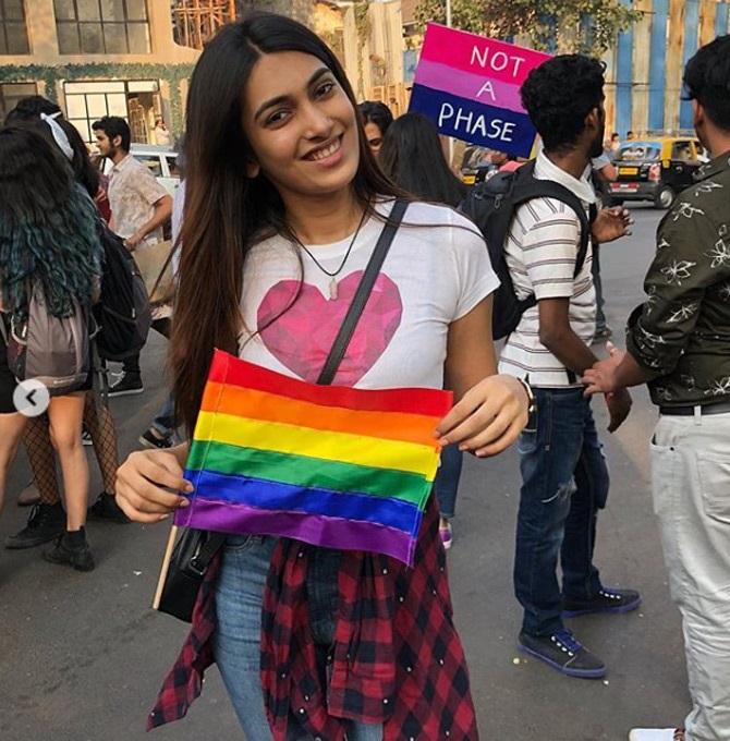 Vaishnavi Andhale also supports the LGBTQ movement and in the picture, she is seen taking part in the LGBTQ parade organised by the LGBT community in Mumbai. While sharing this pic, Vaishnavi wrote: 