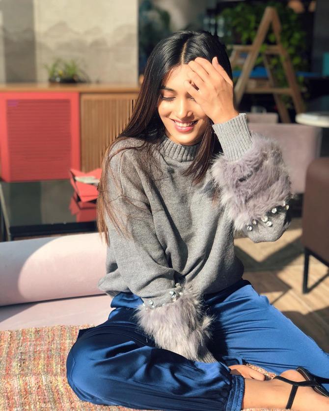 In picture: A sunkissed Vaishnavi Andhale runs her hand through her long tresses as she can't seem to control her excitement for the advent of Christmas. She writes: Can’t wait for Christmas.