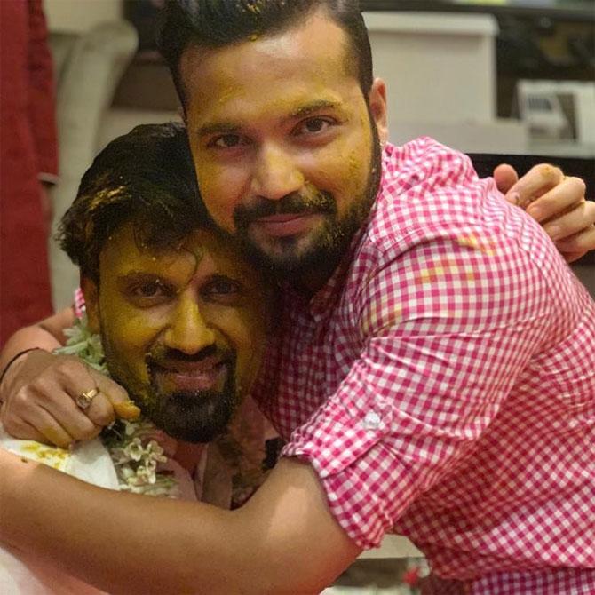 The hashtag #thenjaffair is being also used by Nikhil Jain and Nusrat Jahan's friends to post some updates from the celebrations