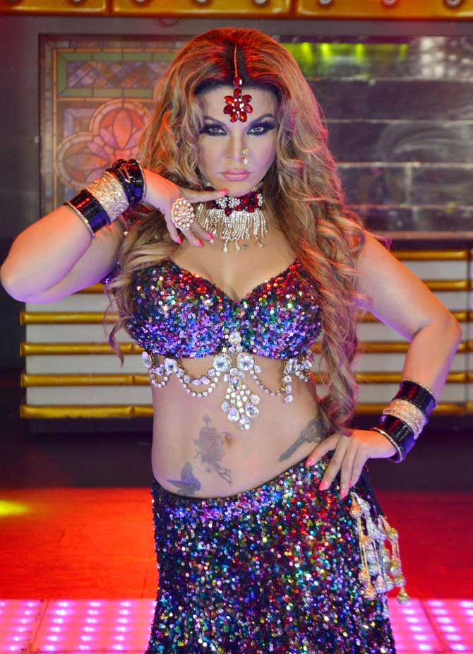 Rakhi Sawant's jhatkas and matkas were the talking point as always. Produced and sung by singer Manndakini Bora the song 'Chappan Churi' has music by Javed Hussain, lyrics by Deepak Noor, and Rajeev Khinchi was the director of music Video.