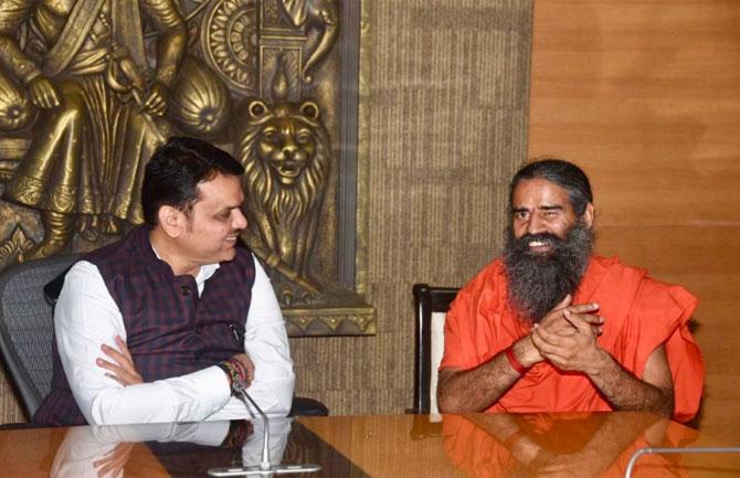 Baba Ramdev said there are many instances of people getting caught doing 'milavat' (adulteration) and manufacturing 'nakli' (spurious) medicines which are harmful to the people and at times, the consequences are fatal. Pic/Baba Ramdev Twitter