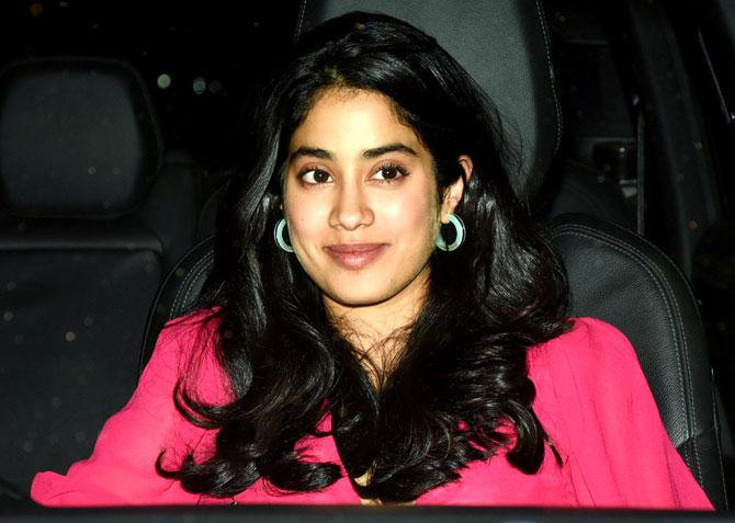 Janhvi Kapoor and host of other Bollywood celebs attended a special screening of Kabir Singh at YRF Studios in Andheri, Mumbai. Kabir Singh is a Hindi remake of Telugu film Arjun Reddy, which stars Shahid Kapoor and Kaira Advani and is directed by Sandeep Reddy Vanga. Kabir Singh, a T-Series and Cine1 Studios presentation, is produced by Bhushan Kumar, Murad Khetani, Krishan Kumar and Ashwin Varde. All pictures/Yogen Shah