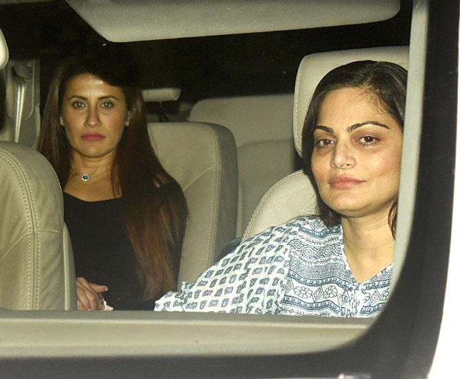 Alvira came in with celebrity fitness expert Yasmin Karachiwala for the special screening of Kabir Singh.