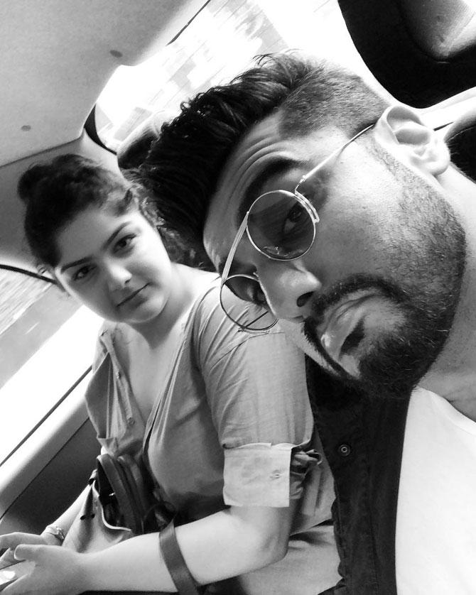Arjun Kapoor with little sister Anshula. In an interview with mid-day, Arjun had said, 