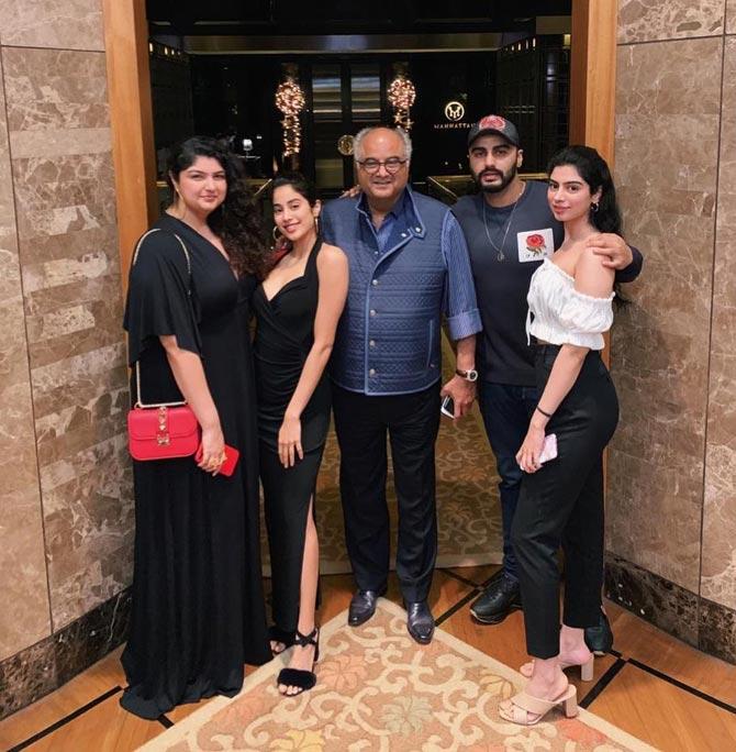 While Arjun and Anshula Kapoor are Boney's children from his first marriage with Mona Shourie, Janhvi and Khushi Kapoor are his kids from his second marriage to late actress Sridevi. While things were a little complicated between Arjun and his half-sisters earlier, the four siblings share a close bond now. Arjun and Anshula stood strong by Janhvi and Khushi after their mum Sridevi passed away in February 2018
