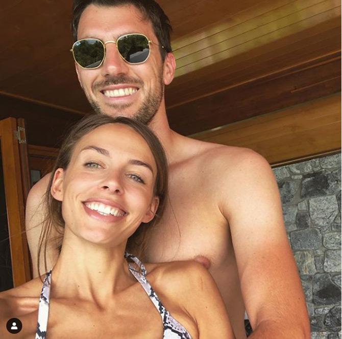 Pat Cummins is an Australian international cricketer, who plays for the national team in ODIs, T20Is and Tests.
Pat Cummins posted this picture with his partner Becky Boston and captioned it as, 