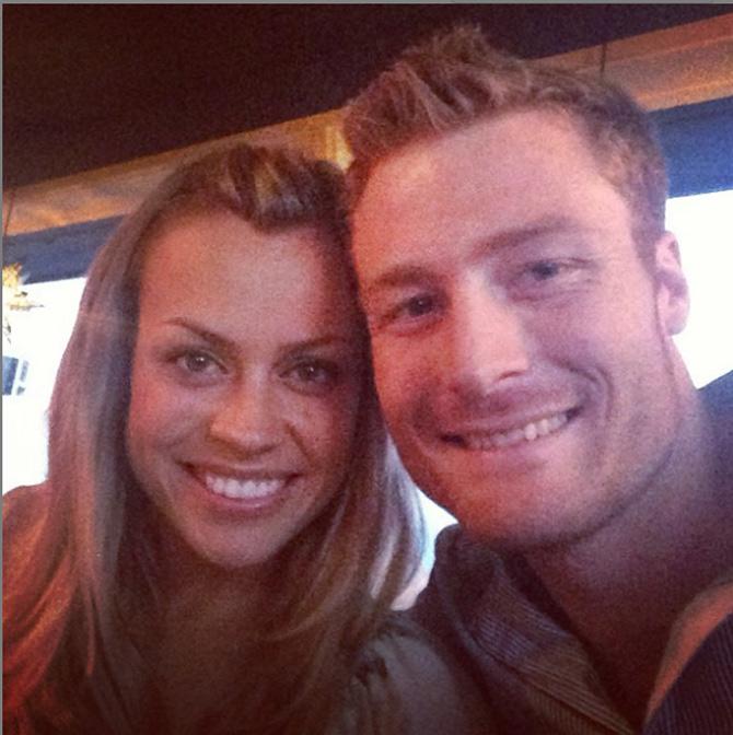 Martin Guptill's wife Laura was a journalist in New Zealand when the two met and fell in love.
Martin Guptill posted this picture with Laura and captioned it as, 