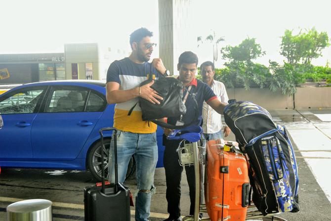 Yuvraj Singh who has invested in a startup post-retirement was in Mumbai for various shoots and commercials.