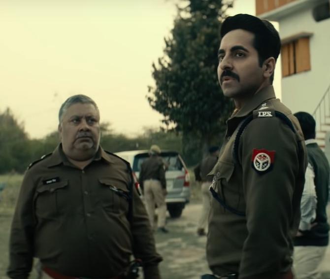 Article 15: As the title itself suggests, the film is based on Article 15 which comes under Part III of the Constitution of India, that deals with the fundamental rights of each citizen. It secures them from all kinds of discrimination by the State on the basis of religion, race, caste, sex, place of birth or any of them. The movie is an investigative thriller which deals with rape and murder of three innocent girls in rural Uttar Pradesh. Ayushmann Khurrana plays a cop who is investigating this case and during which he comes across this unnecessary discrimination, which is created on the basis of caste in some regions of India and he decides to fight back against it.