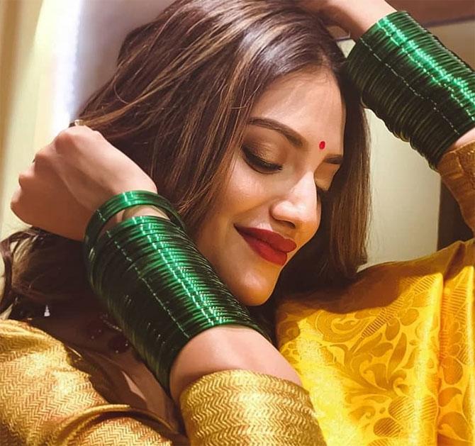Nusrat Jahan also declared a self-acquired residential flat valued at Rs 2 crore in Kolkata, which she had bought during the financial year 2016-17. As per her affidavit, she has total liabilities of over Rs 1.68 crore in the way of home and car loans