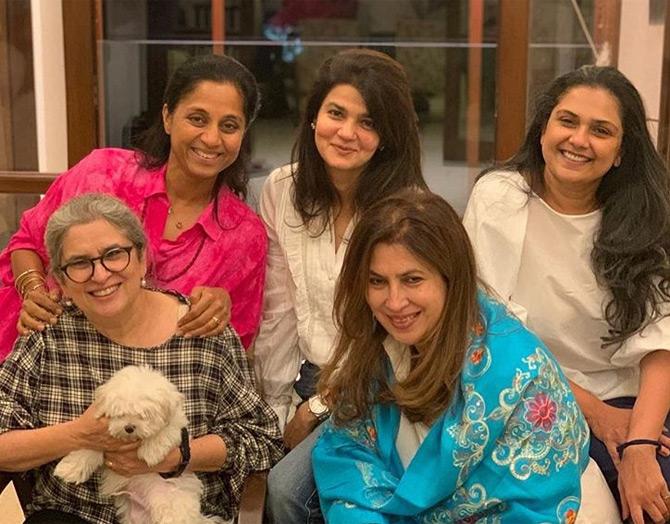 Supriya Sule took to Instagram to share a leaf from her personal life as she shared this beautiful picture where the MP is seen having a memorable time with her friends. Supriya captioned the pic: Precious Time. With My Besties - My Strength, My Family, My Friends, My Life!