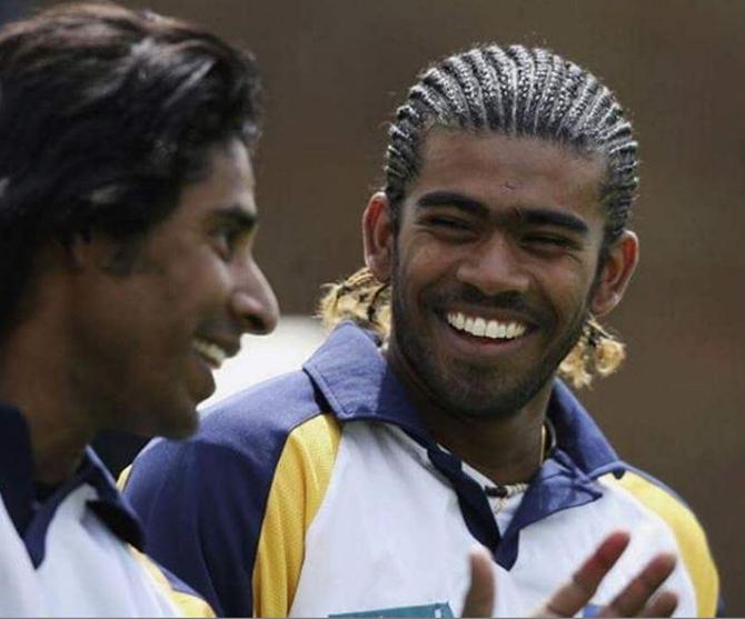 Lasith Malinga retired from ODI cricket after playing 226 ODIs, taking 338 wickets at an average of 28.9. He also maintained a miserly economy rate of 5.35 during his career, including eight 5-wicket hauls and eleven 4-wicket hauls.
Lasith Malinga shared this throwback picture of his and captioned it as, 
