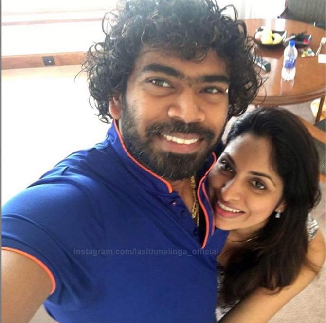 It was love at first sight for Lasith Malinga and the duo started dating each other shortly after.