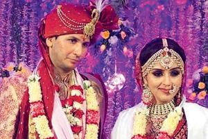 It was a quiet wedding ceremony for Aarti Chabria and Visharad Beedassy