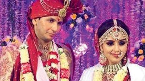 It was a quiet wedding ceremony for Aarti Chabria and Visharad Beedassy