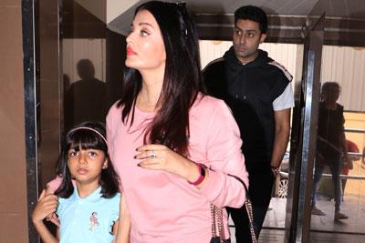 Abhishek Bachchan, Aishwarya Rai Bachchan, Aaradhya Bachchan Movie