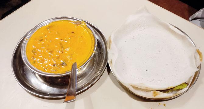 Appam with Malabar curry