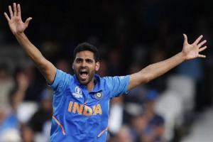 Bhuvneshwar Kumar returns to net practice ahead of Windies clash