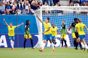 Brazil's Cristiane, oldest to score hat-trick in World Cup