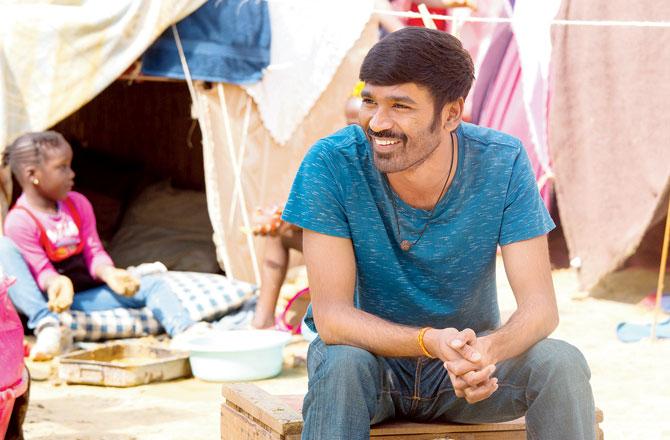 Dhanush in a still from the film