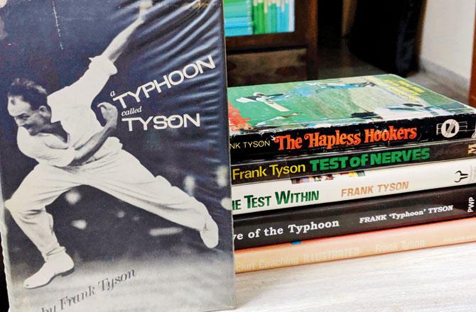 Some of the books authored by the late Frank Tyson