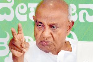 H D Deve Gowda: Not sure how long JD(S)-Congress government would last