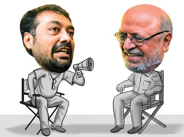 Anurag Kashyap and Shyam Benegal illustration