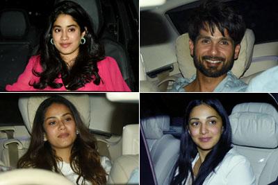Janhvi, Shahid-Mira, Kiara, Varun-Natasha at screening of Kabir Singh