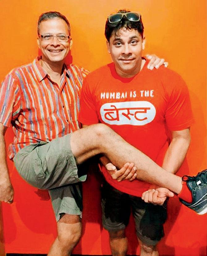 Jerry Pinto and Cyrus Broacha