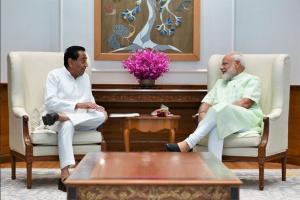 Madhya Pradesh CM Kamal Nath meets Narendra Modi