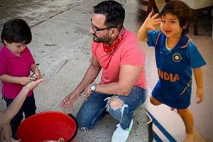 Taimur Ali Khan cheers Team India while vacationing in London