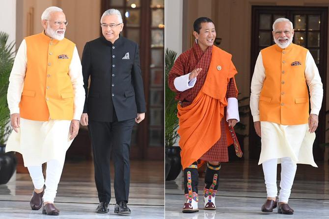 PM Narendra Modi and BIMSTEC leaders share a hearty laugh