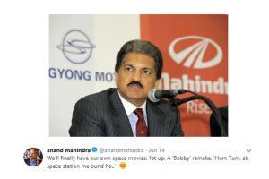 Anand Mahindra's reaction to India having its own space station is epic
