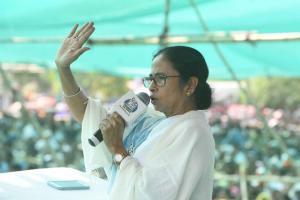 Mamata Banerjee band BJP's victory marches in West Bengal