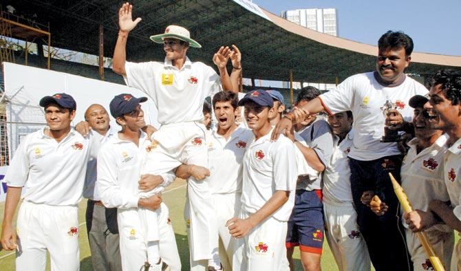 Skipper Muzumdar and coach Amre are lifted