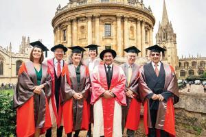 Cyrus Poonawalla awarded Oxford's honorary degree
