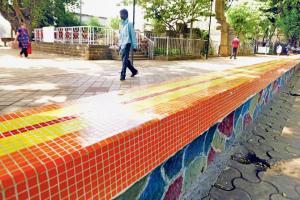 Shivaji Park to get coloured chips instead of paint on boundary wall
