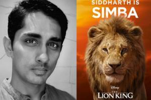 Siddharth to voice Simba in Tamil version of The Lion King