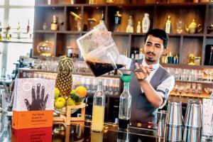 Bar consultant Nitin Tewari shows how to make fruit tepache