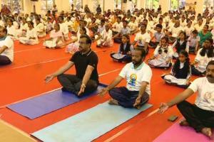 International Yoga Day: Twitterati shares pictures of various asanas