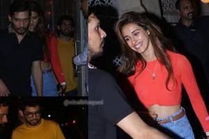 Aaditya Thackeray and Disha Patani spotted during their dinner in Juhu