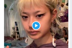 Girl converts AirPods into earrings to avoid losing them